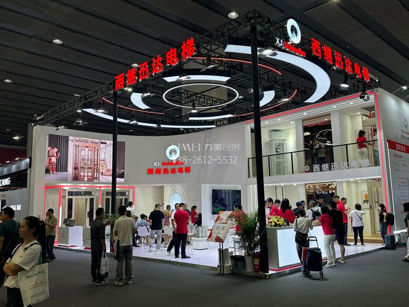 电梯展展台设计搭建案例现场 电梯展展台设计搭建案例现场