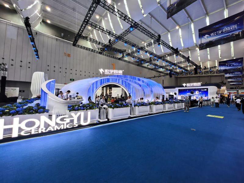 陶瓷工业展展台搭建案例-宏宇陶瓷