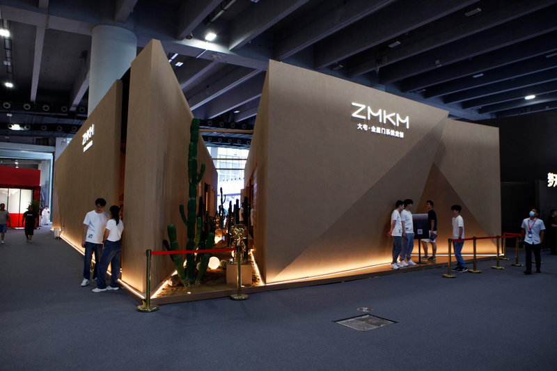 展台搭建案例，芝麻开门